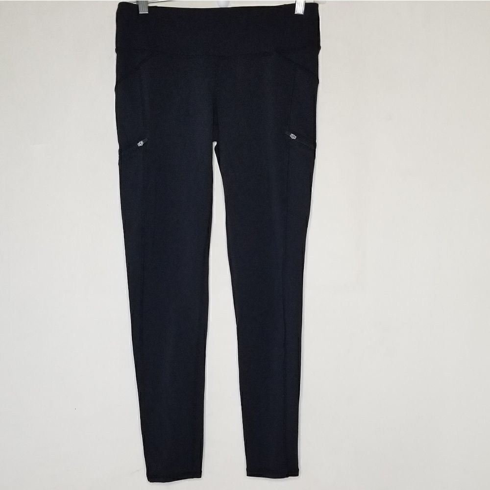 Athleta jogging pants leggings with zipper pockets